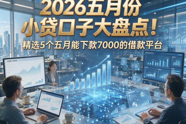 2026五月份小贷口子大盘点!精选5个五月能下款7000的借款平台