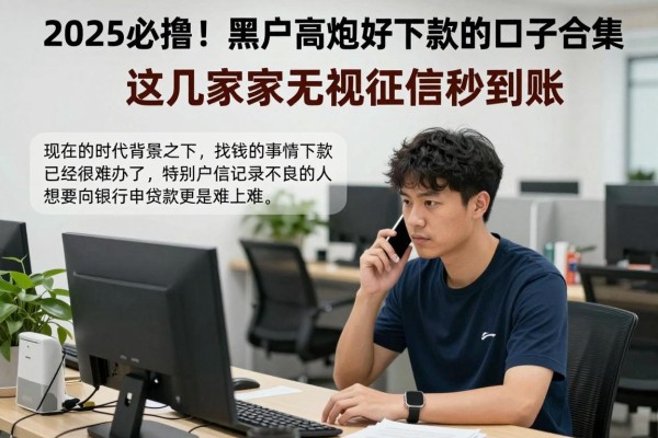 2025必撸！黑户高炮好下款的口子合集，这几家无视征信秒到账