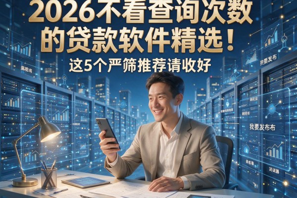 2026不看查询次数的贷款软件精选!这5个严筛推荐请收好