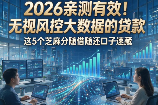 2026亲测有效！无视风控大数据的贷款，这5个芝麻分随借随还口子速藏