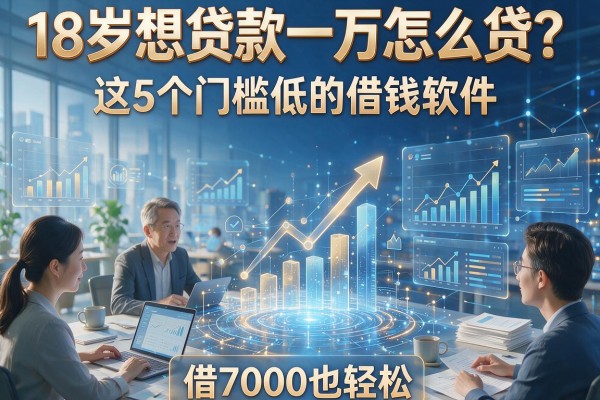 18岁想贷款一万怎么贷?这5个门槛低的借钱软件,借7000也轻松!