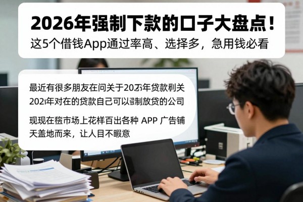 2026年强制下款的口子大盘点!这5个借钱APP通过率高、选择多,急用钱必看