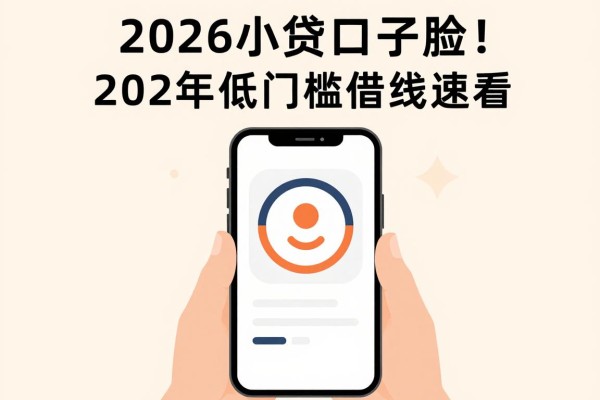 2026小贷口子脸!202年低门槛借钱速看,这5个5000元无视刷脸APP必备