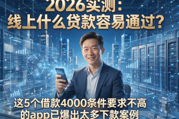 2026实测:线上什么贷款容易通过?这5个借款4000条件要求不高的app已爆出太多下款案例!