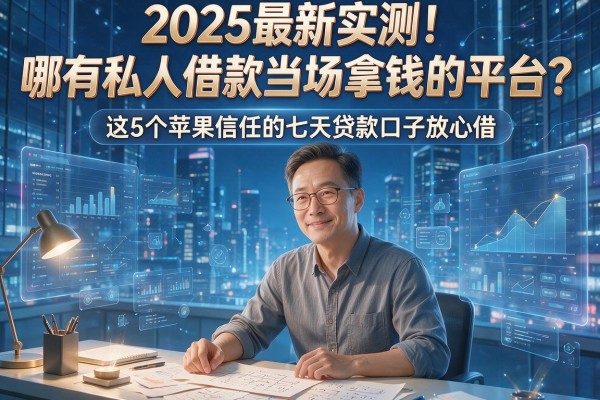 2025最新实测!哪有私人借款当场拿钱的平台?这5个苹果信任的七天贷款口子放心借