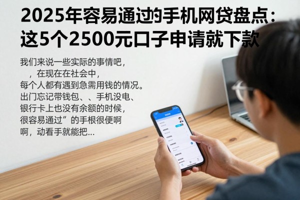 2025年容易通过的手机网贷盘点：这5个2500元口子申请就下款
