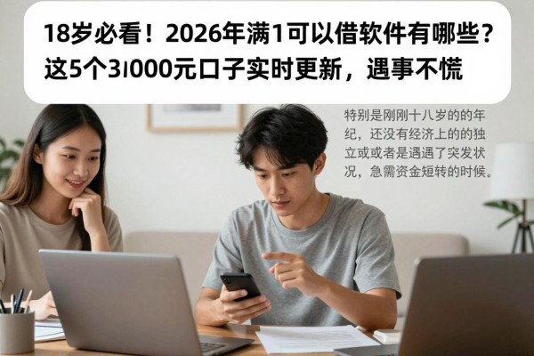 18岁必看!2026年满18可以借钱的软件有哪些?这5个3000元口子实时更新,遇事不慌