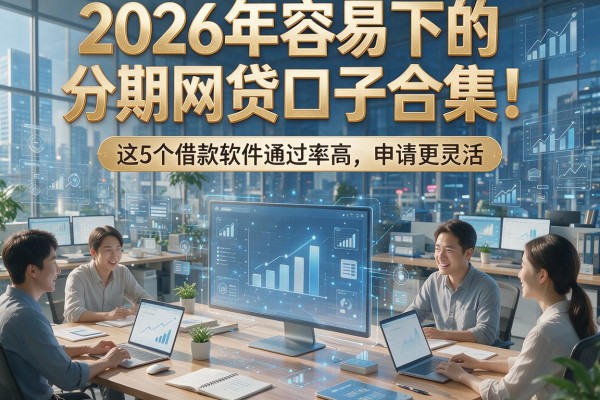 2026年容易下的分期网贷口子合集！这5个借款软件通过率高，申请更灵活！