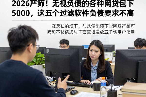 2026严筛！无视负债的各种网贷包下5000，这五个过滤软件负债要求不高