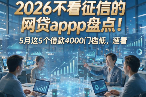 2026不看征信的网贷app盘点！5月这5个借款4000门槛低，速看