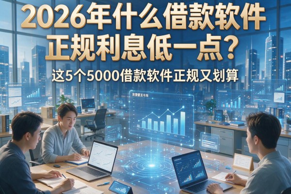 2026年什么借款软件正规利息低一点?这5个5000借款软件正规又划算!