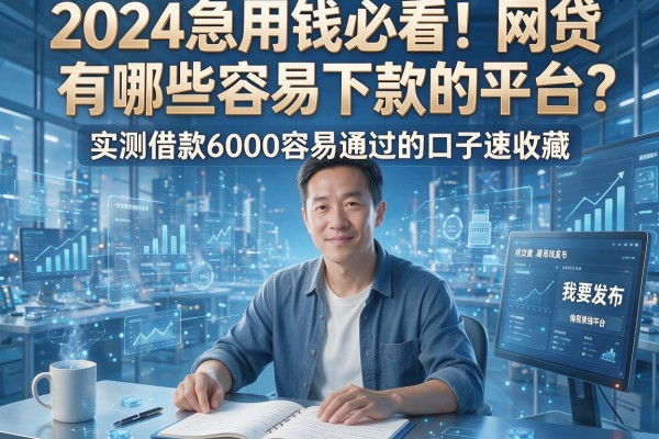 2024急用钱必看!网贷有哪些容易下款的平台?实测借款6000容易通过的口子速收藏
