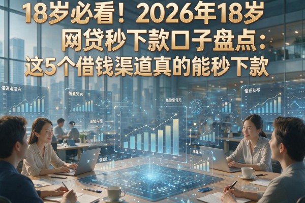 18岁必看!2026年18岁网贷秒下款口子盘点:这5个借钱渠道真的能秒下款