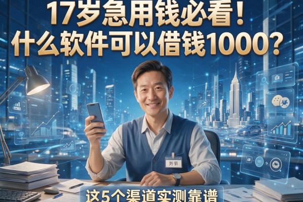 17岁急用钱必看!什么软件可以借钱1000?这5个渠道实测靠谱