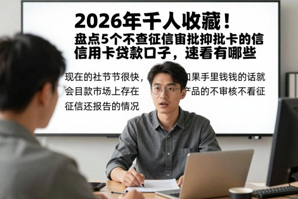 2026年千人收藏！盘点5个不查征信审批的信用卡贷款口子，速看都有哪些