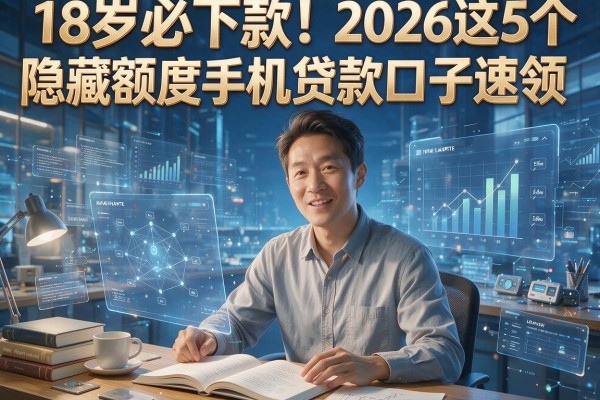 18岁必下款！2026这5个隐藏额度手机贷款口子速领