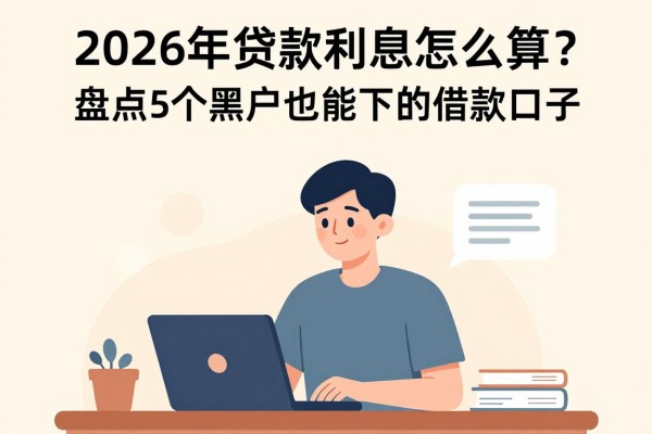 2026年贷款利息怎么算?盘点5个黑户也能下的借款口子!