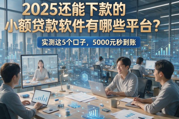 2025还能下款的小额贷款软件有哪些平台？实测这5个口子，5000元秒到账！