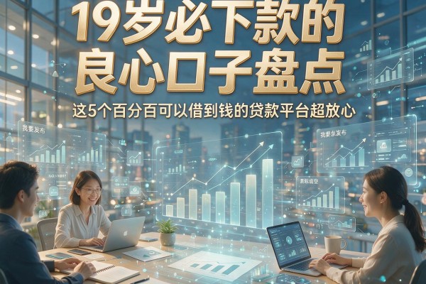 19岁必下款的良心口子盘点,这5个百分百可以借到钱的贷款平台超放心