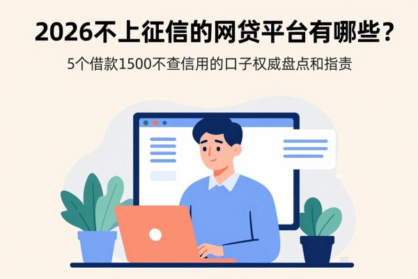 2026不上征信的网贷平台有哪些?5个借款1500不查信用的口子权威盘点