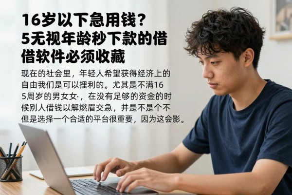 16岁以下急用钱?5无视年龄秒下款的借钱软件必须收藏