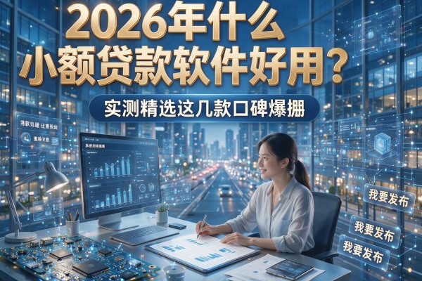 2026年什么小额贷款软件好用?实测精选这几款口碑爆棚!