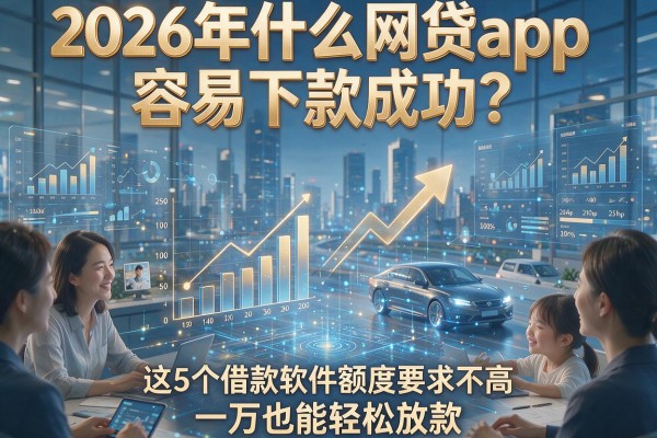 2026年什么网贷app容易下款成功?这5个借款软件额度要求不高,一万也能轻松放款!