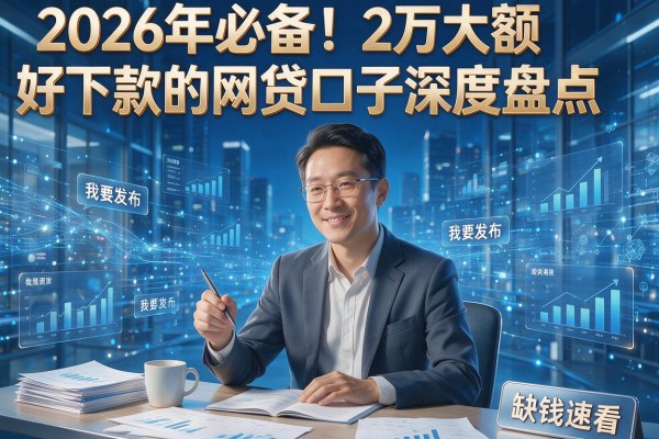 2026年必备!2万大额好下款的网贷口子深度盘点,缺钱速看