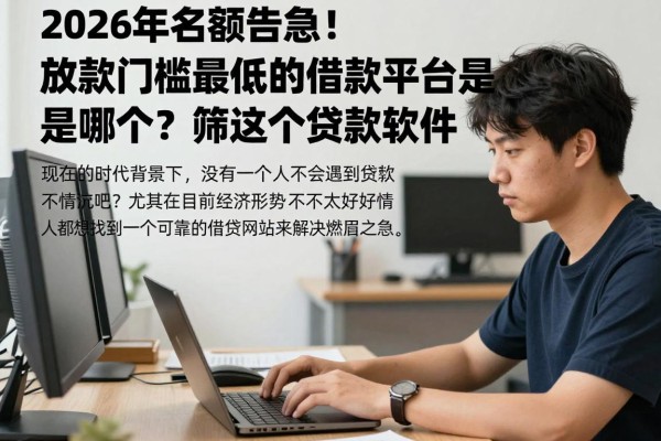 2026年名额告急!放款门槛最低的借款平台是哪个?严筛这五个贷款软件