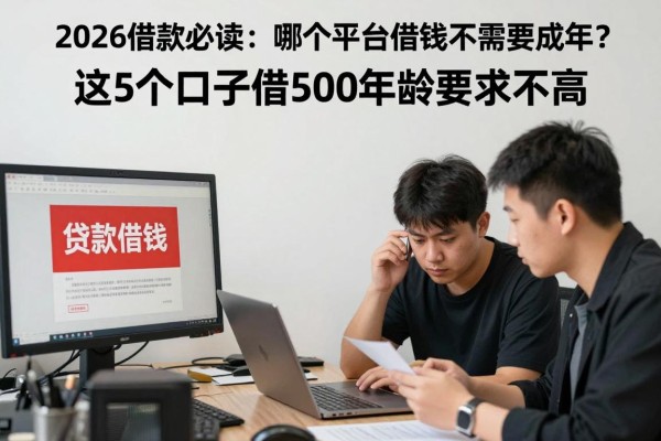 2026借款必读：哪个平台借钱不需要成年？这5个口子借500年龄要求不高