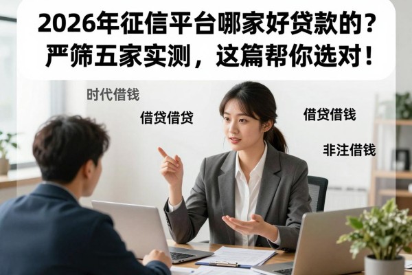 2026年征信平台哪家好贷款的？严筛五家实测，这篇帮你选对！