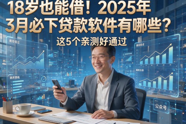 18岁也能借!2025年3月必下贷款软件有哪些?这5个亲测好通过