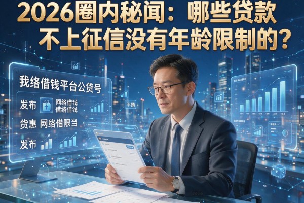 2026圈内秘闻:哪些贷款不上征信没有年龄限制的?本文为你深度拆解!