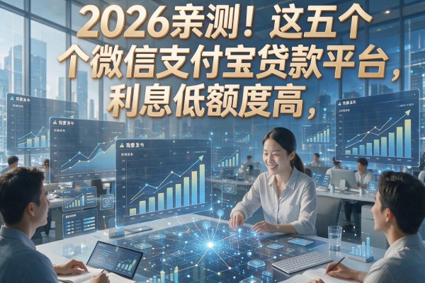 2026亲测!这五个微信支付宝贷款平台,利息低额度高