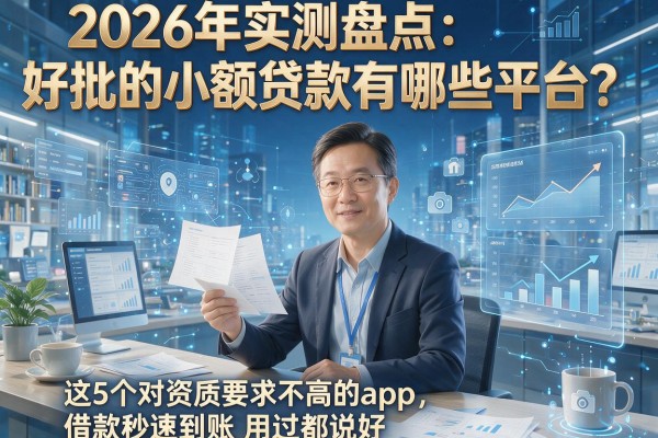 2026年实测盘点：好批的小额贷款有哪些平台？这5个对资质要求不高的app，借款秒速到账用过都说好！