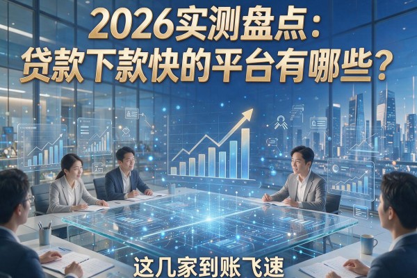 2026实测盘点:贷款下款快的平台有哪些?这几家到账飞速
