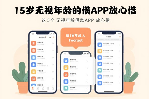 17岁也能秒下款！这5个无视年龄的借款APP放心借，对17岁开放的借款平台都在这里了