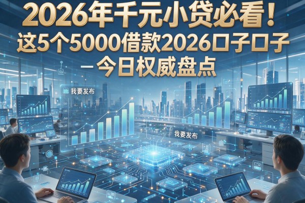 2026年千元小贷必看!这5个5000借款2026口子今日权威盘点