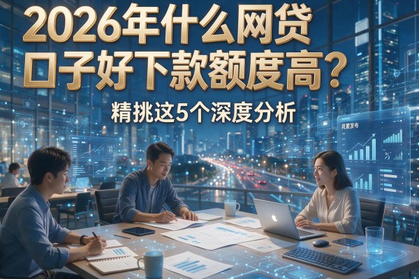 2026年什么网贷口子好下款额度高?精挑这5个深度分析!