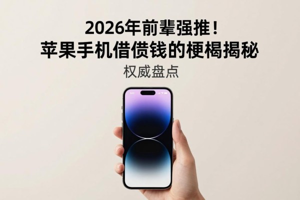2026年前辈强推!苹果手机借钱的梗揭秘:5个门槛超低的5000元借款软件权威盘点