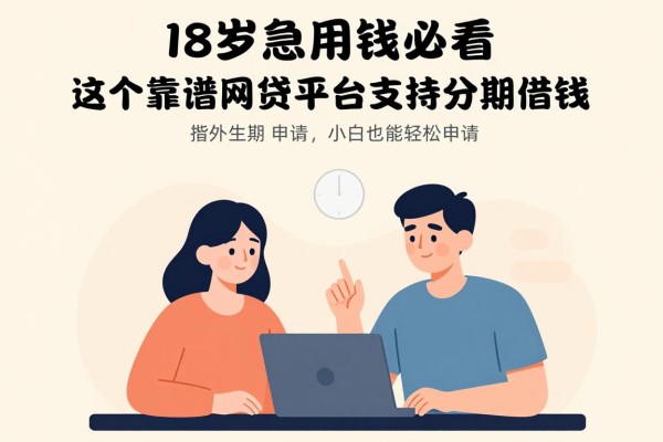 18岁急用钱必看!这5个靠谱网贷平台支持分期借钱,小白也能轻松申请
