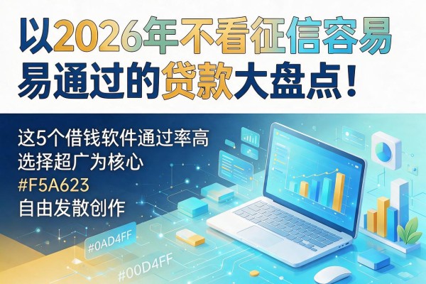 2026年不看征信容易通过的贷款大盘点!这5个借钱软件通过率高、选择超广