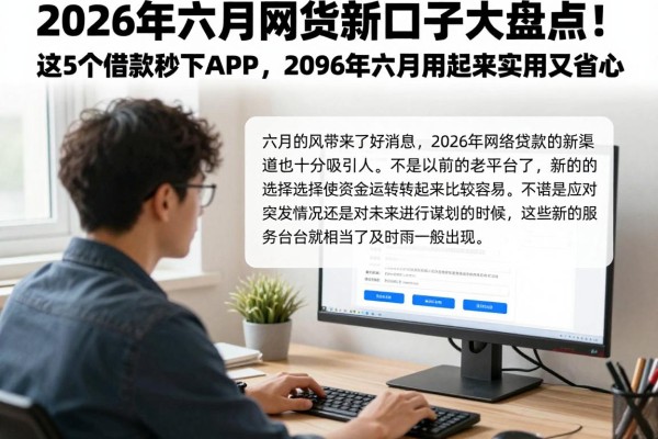 2026年六月网贷新口子大盘点!这5个借款秒下APP,2026年六月用起来实用又省心