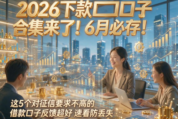 2026下款口子合集来了!6月必存,这5个对征信要求不高的借款口子反馈超好,速看防丢失!