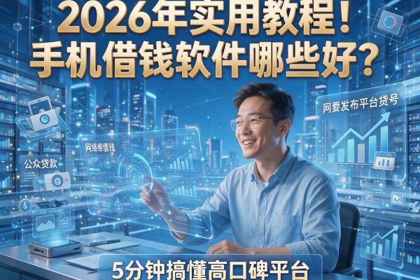 2026年实用教程！手机借钱软件哪些好？5分钟搞懂高口碑平台