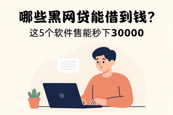 2026年亲测!哪些黑网贷能借到钱?这5个软件竟能秒下30000