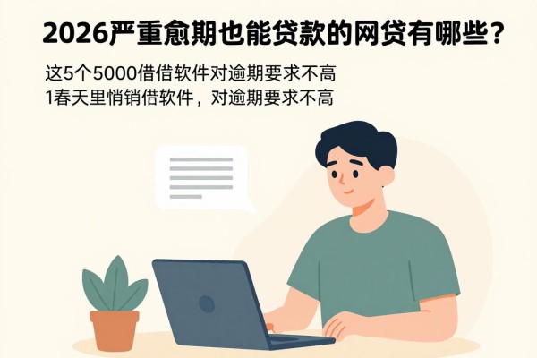 2026严重逾期也能贷款的网贷有哪些？这5个5000借款软件对逾期要求不高