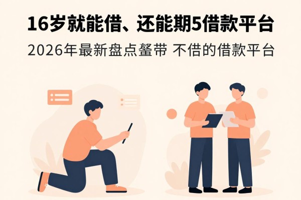 16岁就能借、还能分期5年的借款平台,2026年最新盘点来了
