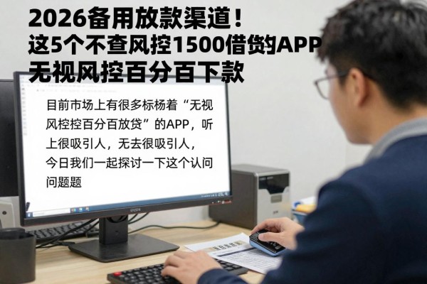 2026备用放款渠道!这5个不查风控1500借款的APP,无视风控百分百下款