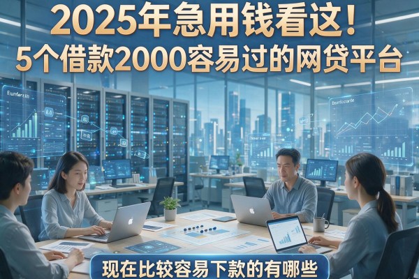 2025年急用钱看这！5个借款2000容易过的网贷平台，现在比较容易下款的有哪些？